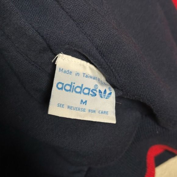 VTG Adidas Snap Bomber Jacket Size M - Picture 6 of 6